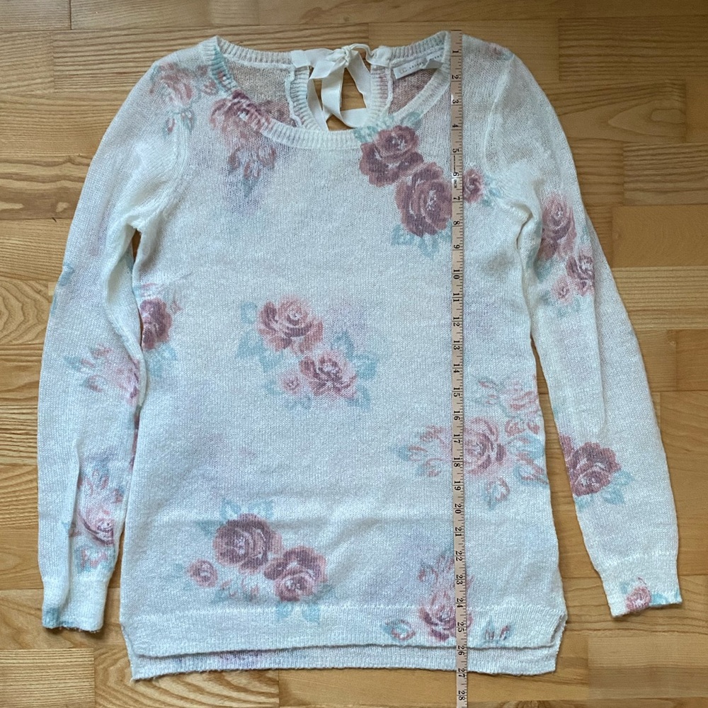 LC Lauren Conrad Floral Printed Sweater - Picture 7 of 11